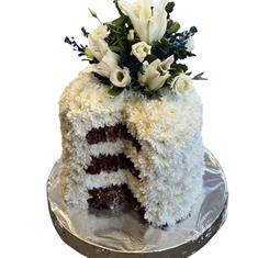 Cake 2D Floral Tribute