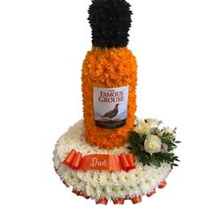 Whiskey Famous Grouse 3D Floral Tribute