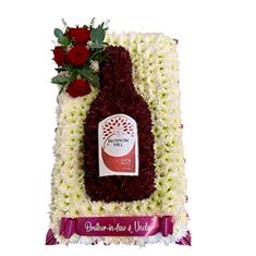 Red Wine Blossom Hill Floral Tribute