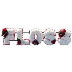 Red Massed Letter Tribute