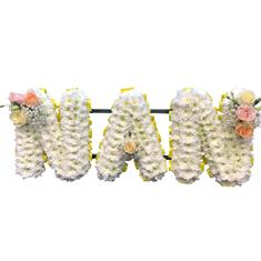 Pastel Massed Letters