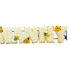 Yellow Massed Letter Tribute