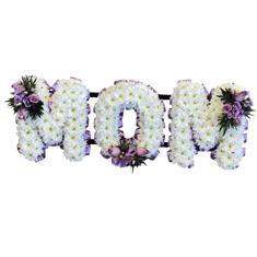 Purple Massed Tribute Letters 